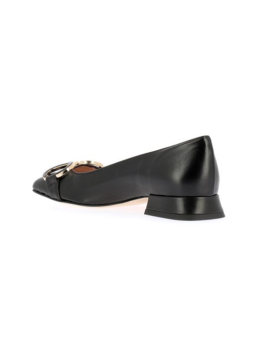 ballerina da donna in pelle nera IL BORGO FIRENZE | Z8306X